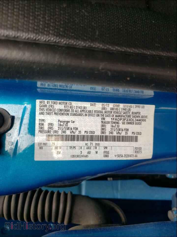 2013 FORD FOCUS - VIN: 1FADP3F23DL344066 - Photo 10