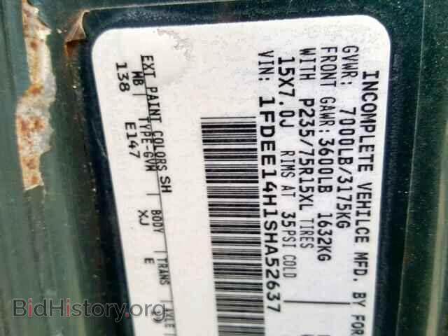 1995 FORD ECONOLINE - VIN: 1FDEE14H1SHA52637 - Photo 10