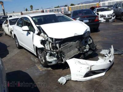 2013 Honda CIVIC LX, белый — VIN 19XFB2F52DE228680, Copart