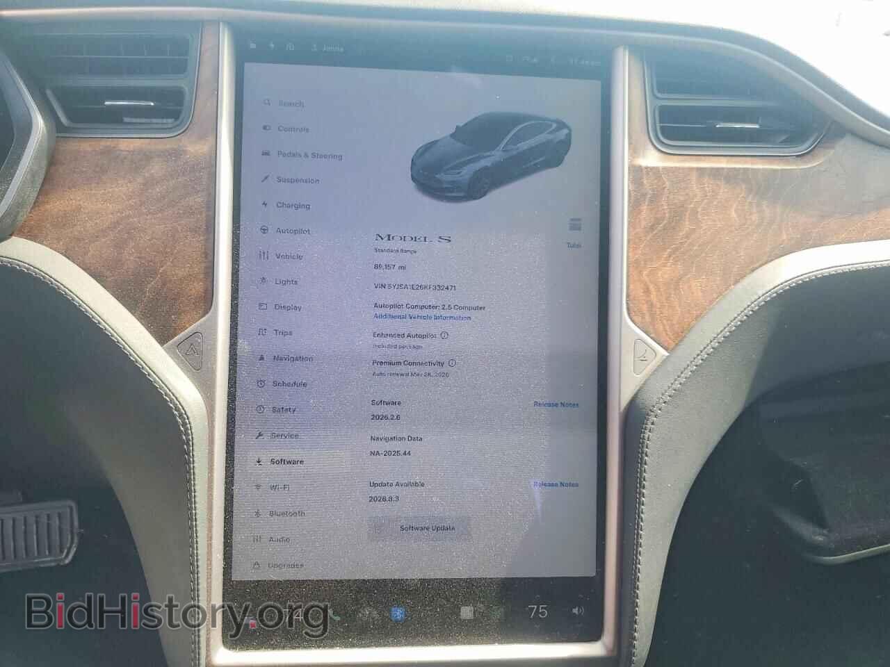 2019 TESLA MODEL S - VIN: 5YJSA1E26KF332471 - Photo 9