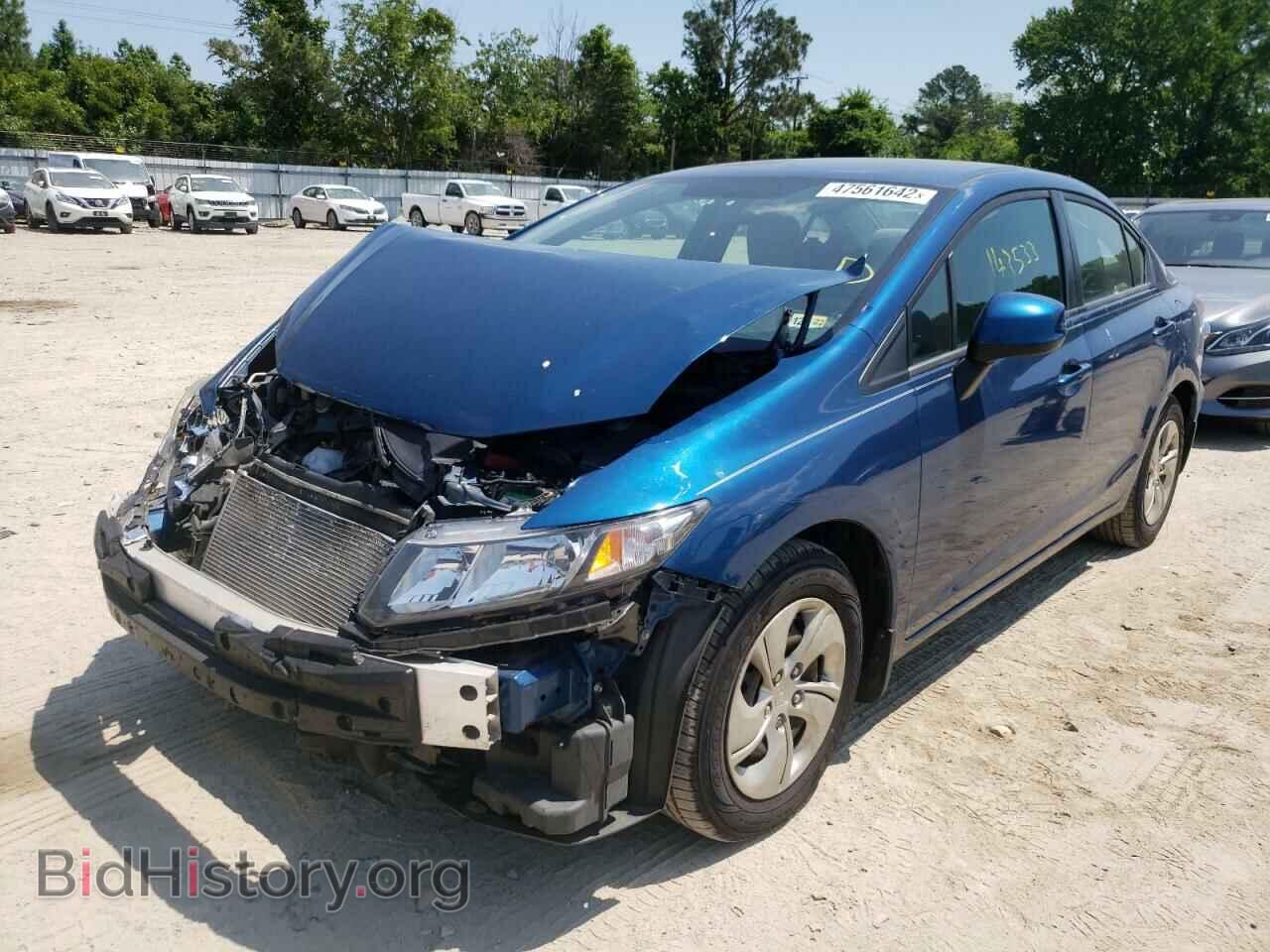2013 HONDA CIVIC - VIN: 2HGFB2F54DH560965 - Фото 2