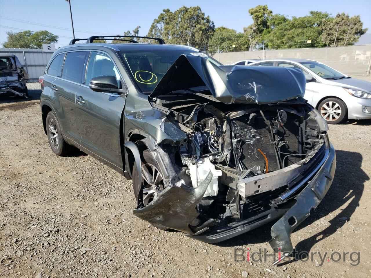 Photo 5TDJKRFH0GS340241 - TOYOTA HIGHLANDER 2016