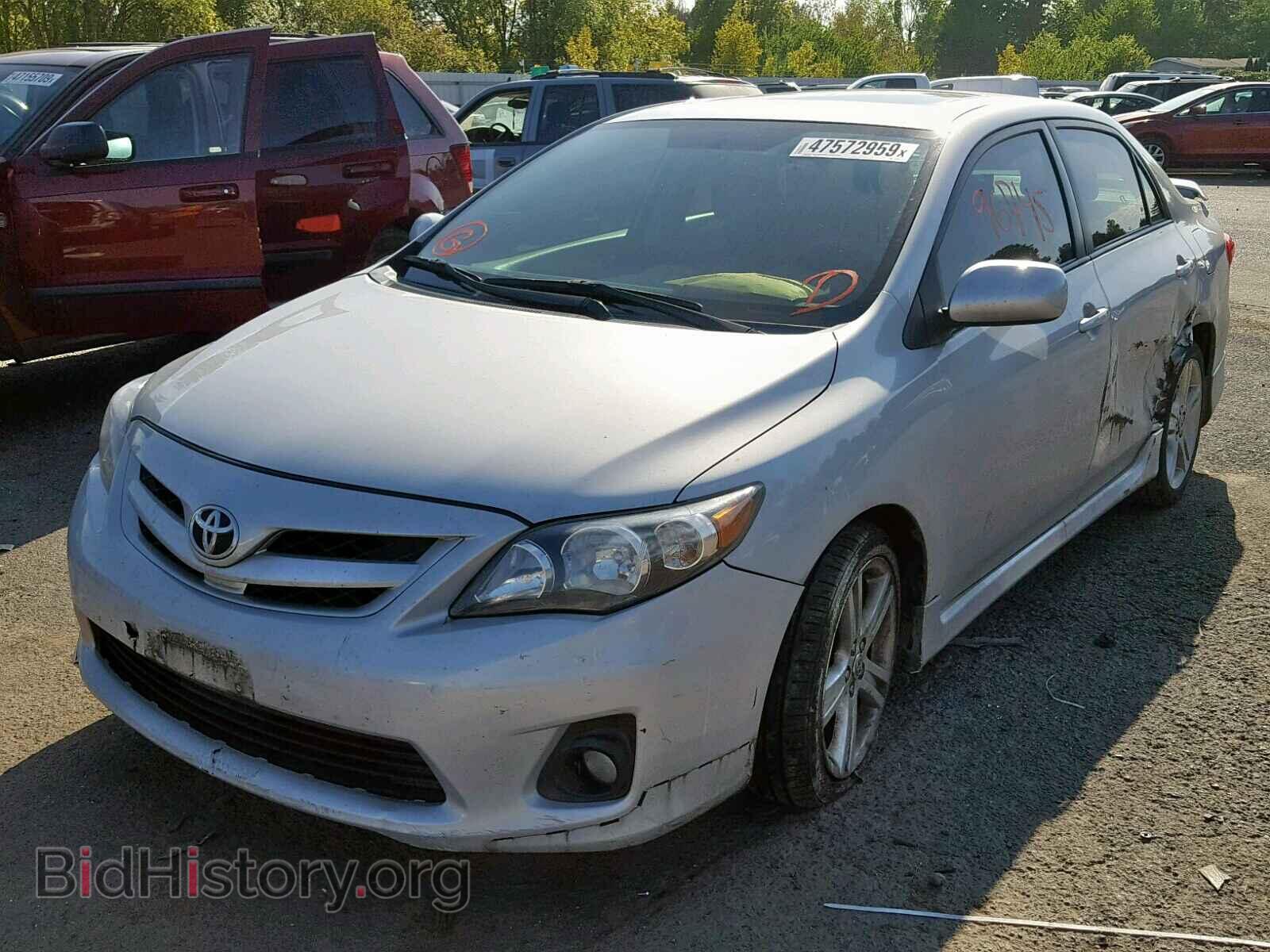 2013 TOYOTA COROLLA - VIN: 2T1BU4EE5DC127492 - Фото 2