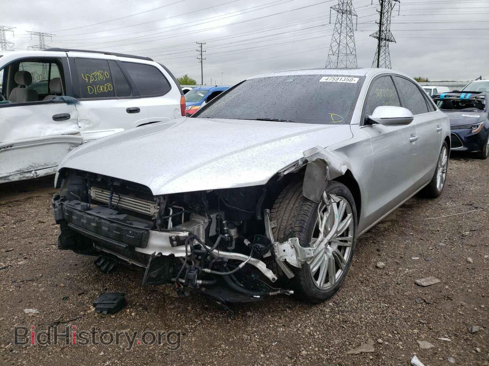 2011 AUDI A8 - VIN: WAURVAFD3BN011022 - Фото 2