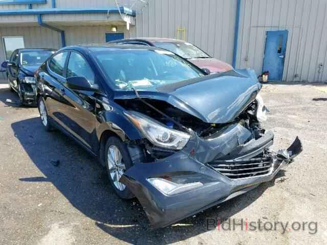 Photo KMHDH4AE1FU259556 - HYUNDAI ELANTRA 2015