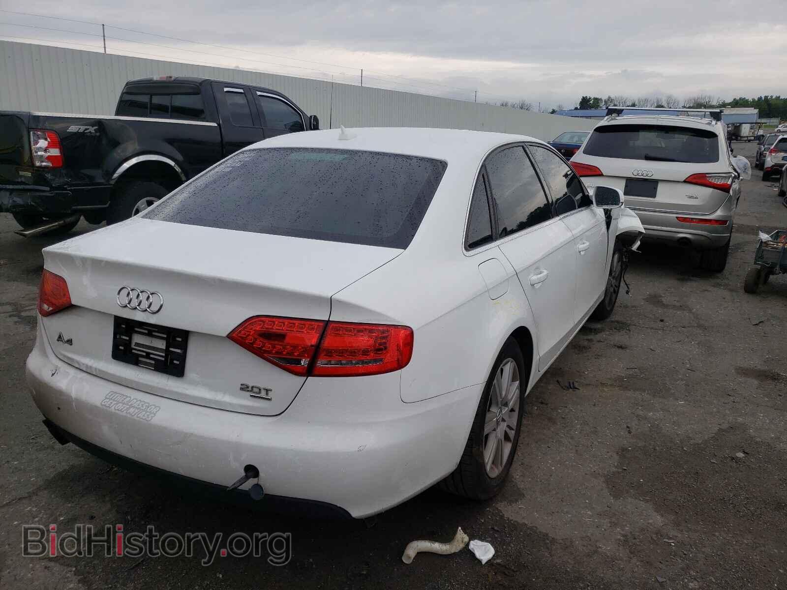 2012 AUDI A4 - VIN: WAUBFAFL6CN005173 - Photo 4