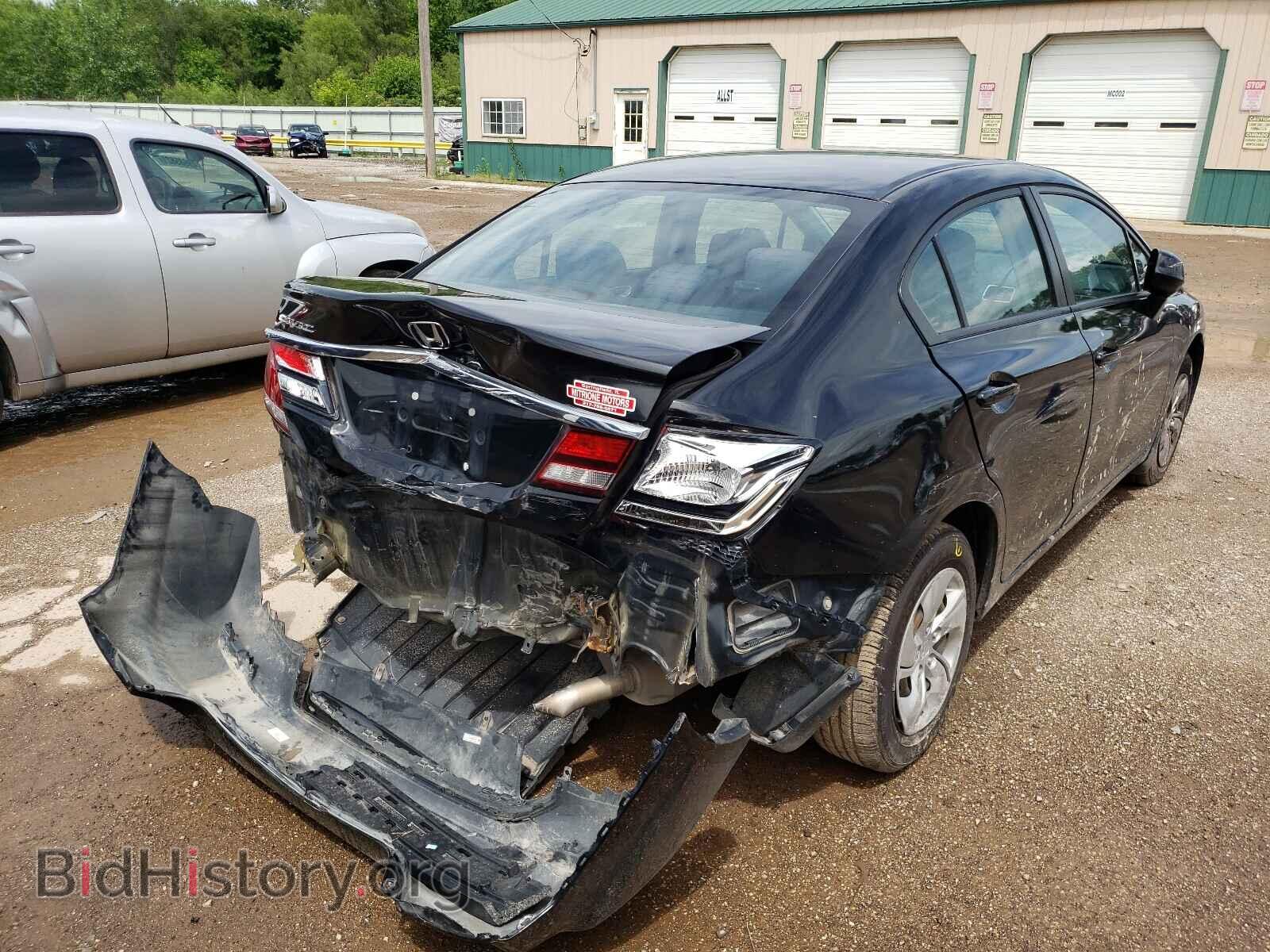 2013 HONDA CIVIC - VIN: 2HGFB2F59DH596392 - Фото 4