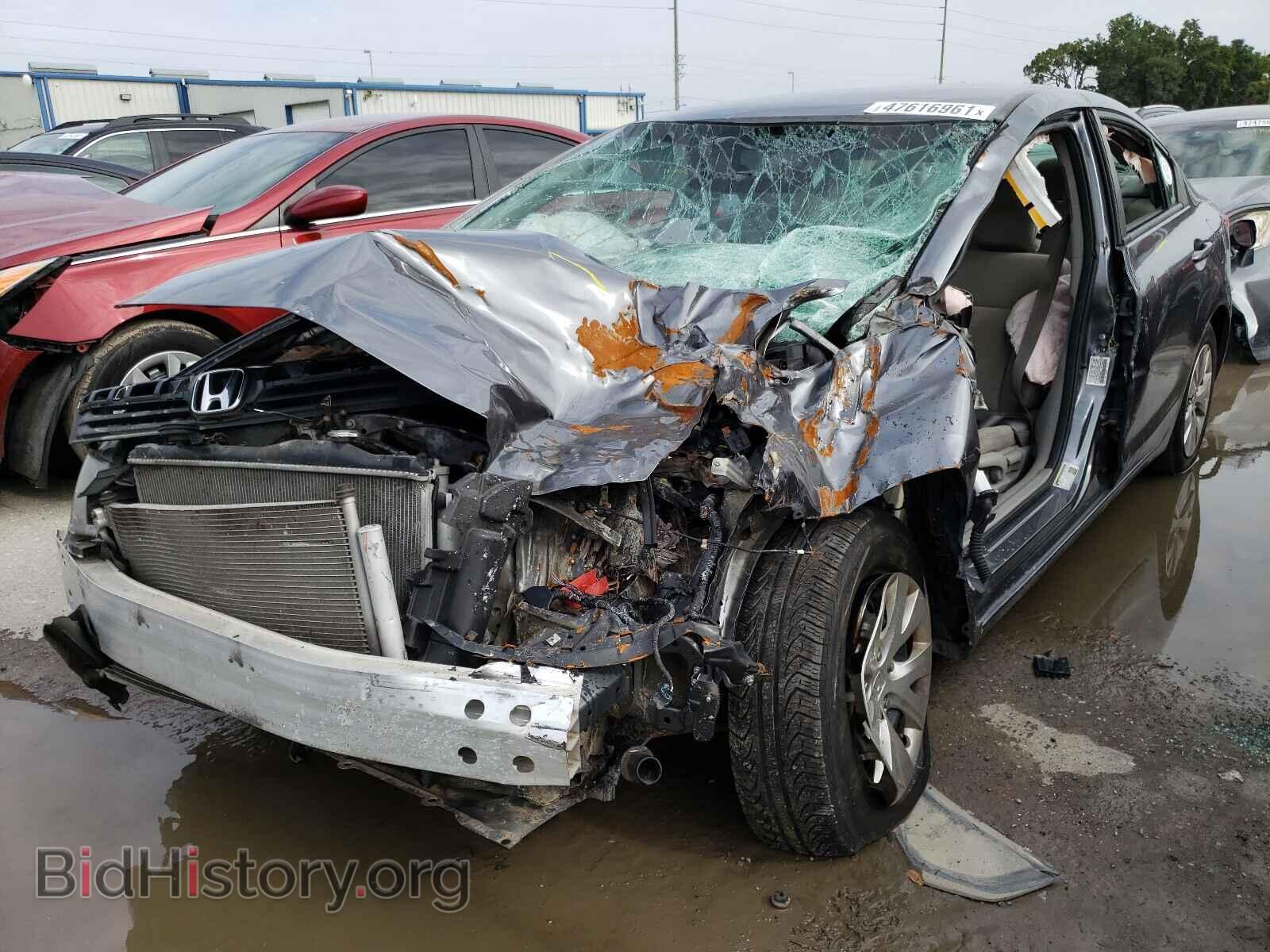 2012 HONDA CIVIC - VIN: 19XFB2F57CE060484 - Фото 2