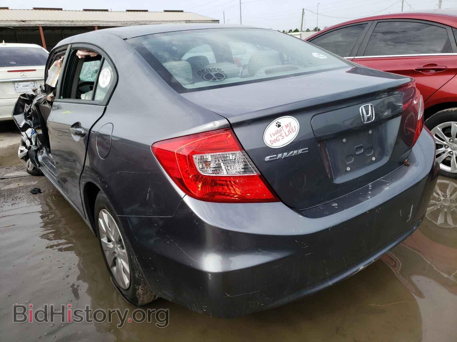 2012 HONDA CIVIC - VIN: 19XFB2F57CE060484 - Фото 3