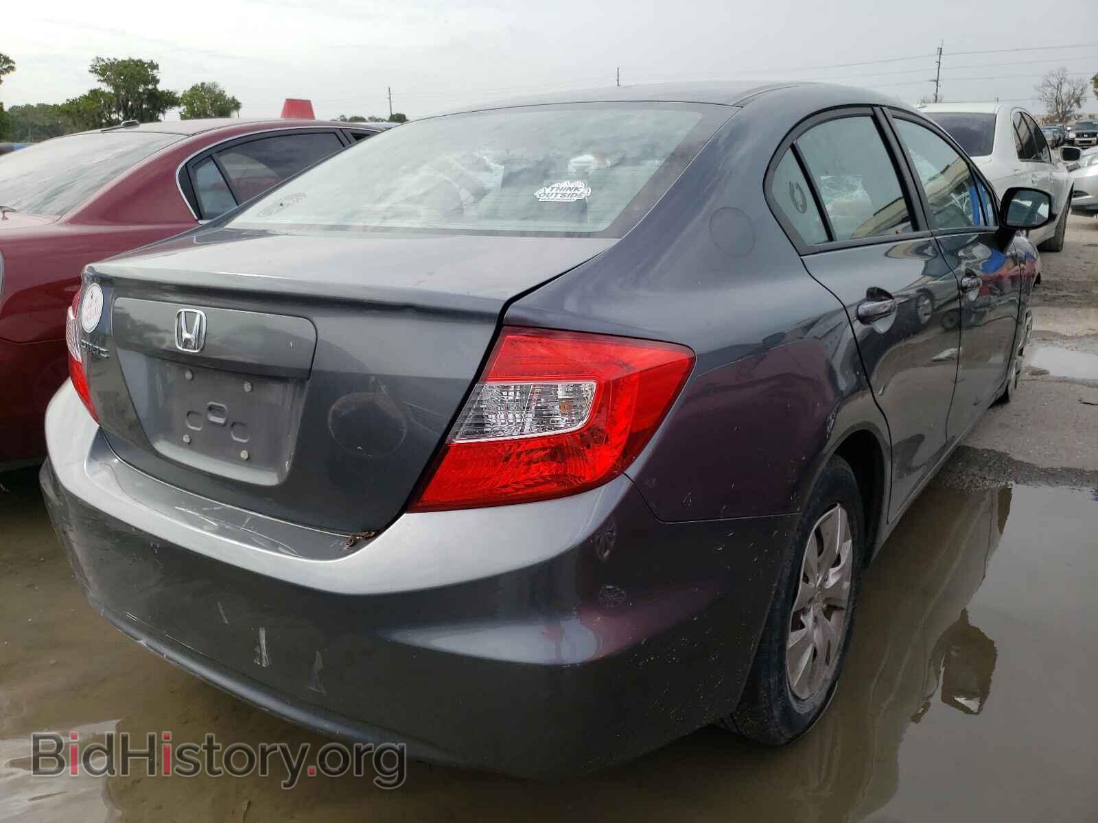 2012 HONDA CIVIC - VIN: 19XFB2F57CE060484 - Фото 4