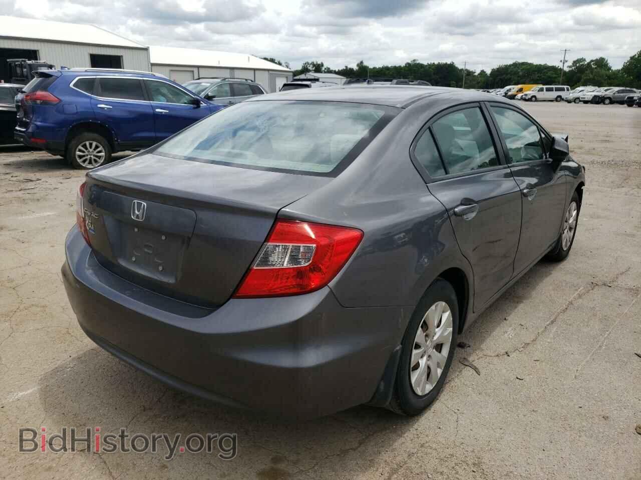 2012 HONDA CIVIC - VIN: 19XFB2F50CE014222 - Фото 4