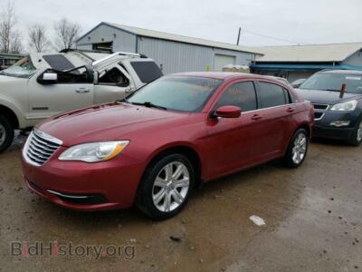 2013 Chrysler 200 200 Tourin, burgundy — VIN 1C3CCBBB6DN553523, Copart