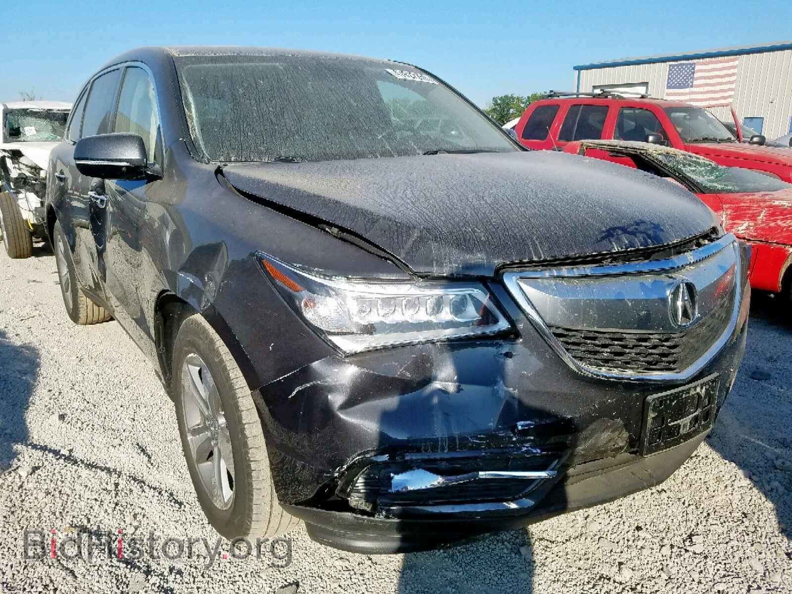 Фотография 5FRYD4H28GB016803 - ACURA MDX 2016
