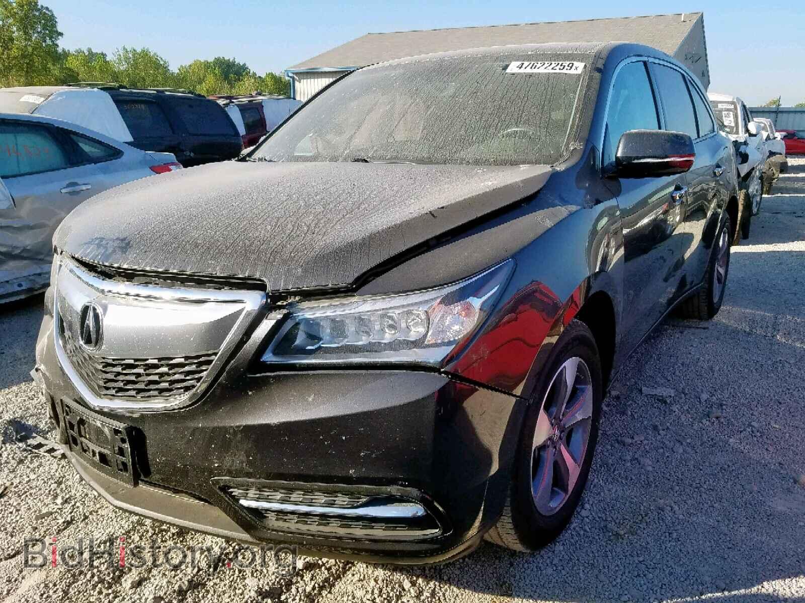 2016 ACURA MDX - VIN: 5FRYD4H28GB016803 - Photo 2