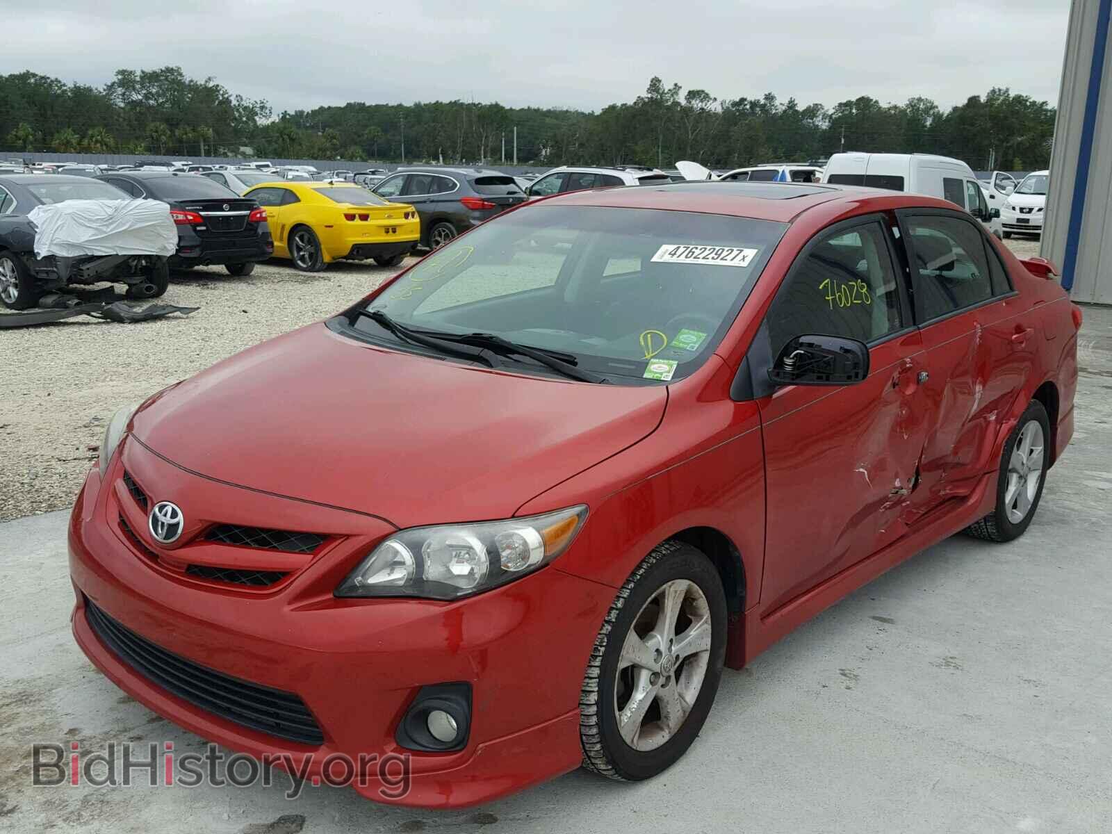 2011 TOYOTA COROLLA BA - VIN: 2T1BU4EE5BC752407 - Фото 2