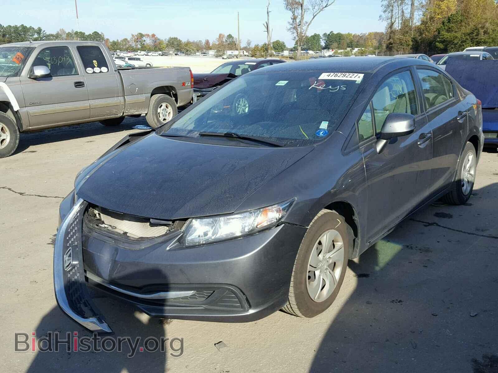 2013 HONDA CIVIC - VIN: 2HGFB2F56DH574771 - Фото 2