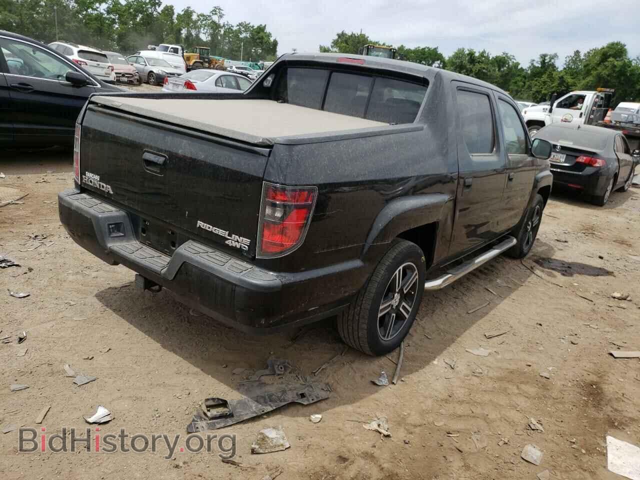 2014 HONDA RIDGELINE - VIN: 5FPYK1F75EB004939 - Фото 4