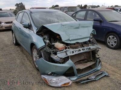 2012 Ford FOCUS Focus SEL, green — VIN 1FAHP3M27CL479215, Copart