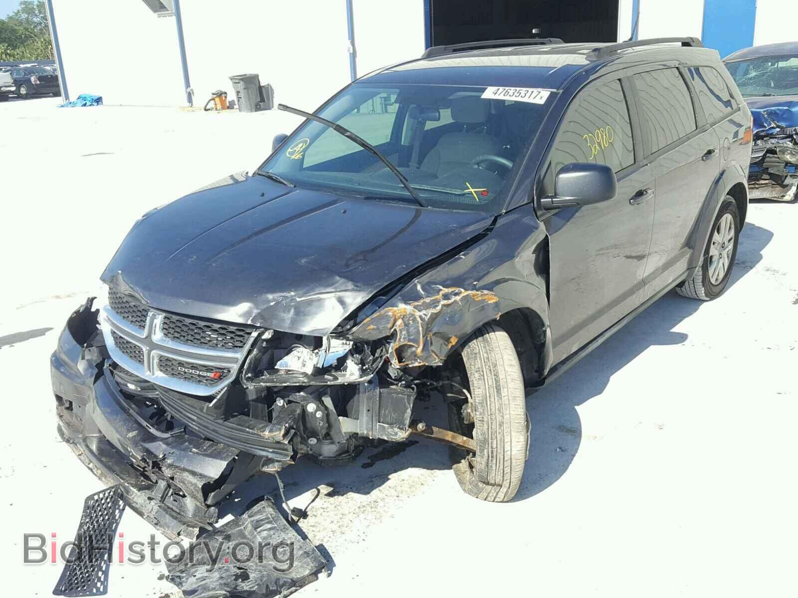 2016 DODGE JOURNEY - VIN: 3C4PDCAB4GT102712 - Фото 2