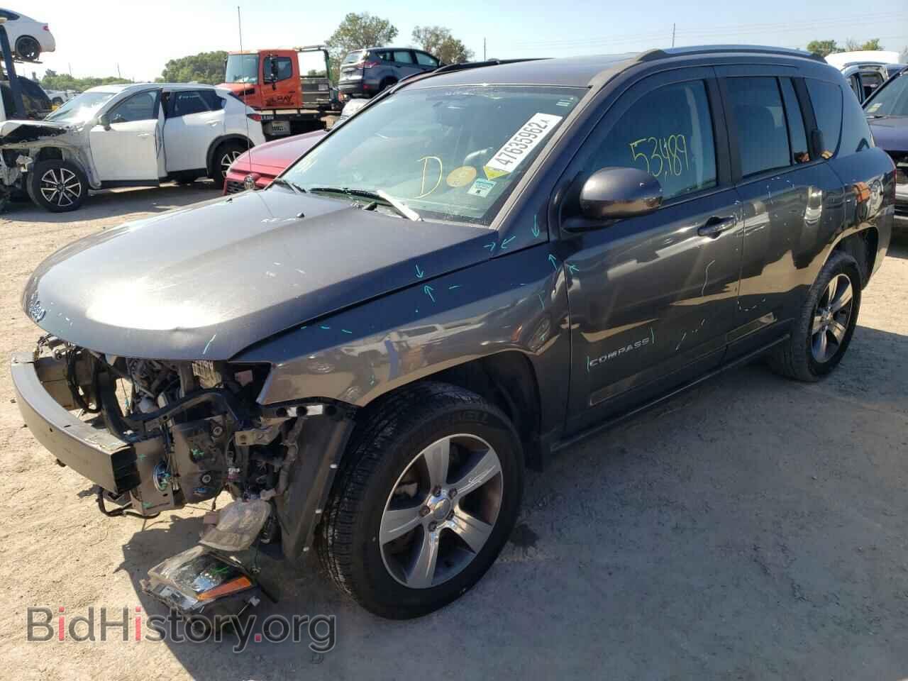 2016 JEEP COMPASS - VIN: 1C4NJDEB2GD768070 - Фото 2