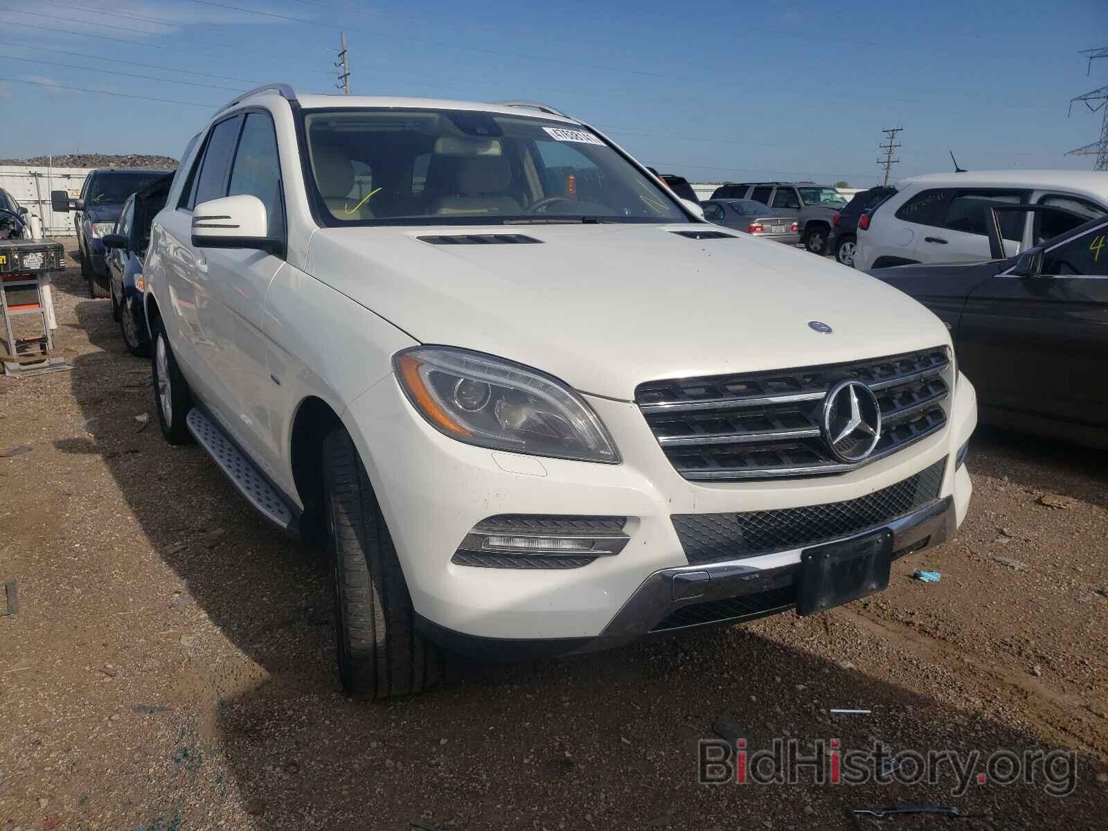 Photo 4JGDA2EB2CA087821 - MERCEDES-BENZ M CLASS 2012