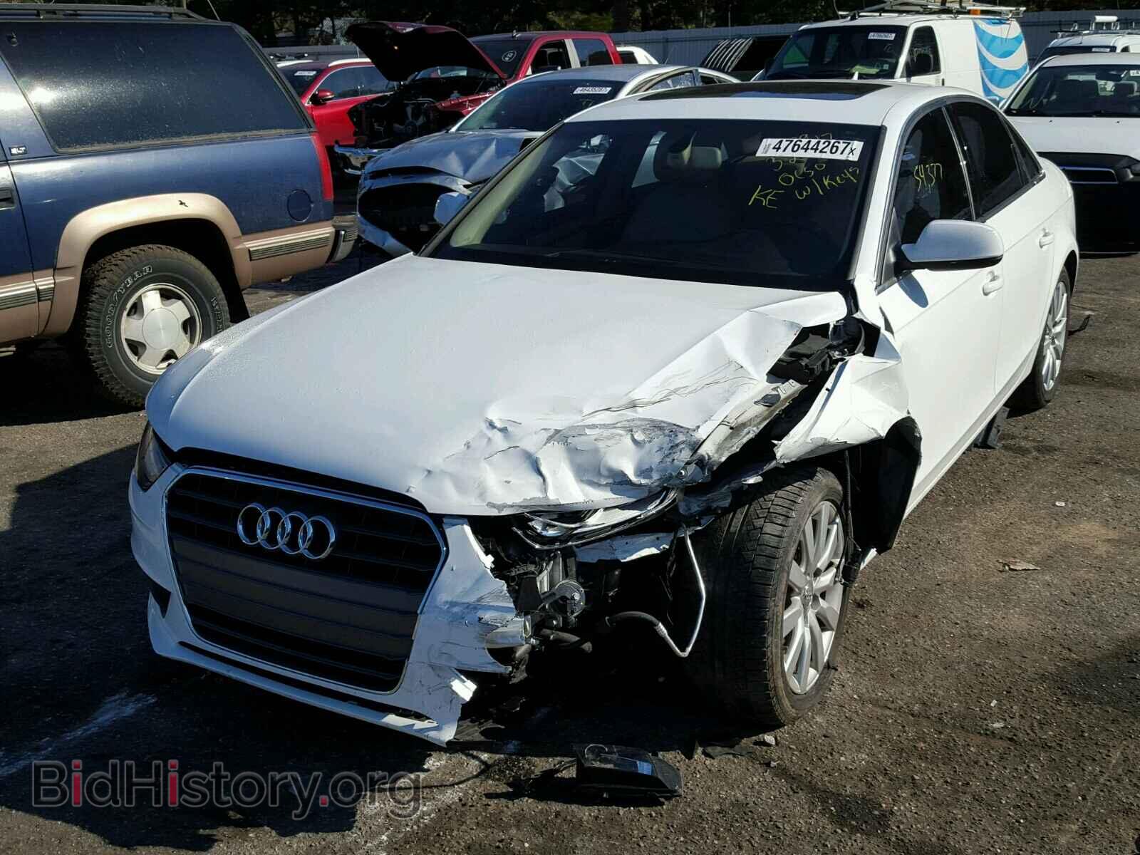 2013 AUDI A4 - VIN: WAUAFAFL7DN031245 - Фото 2