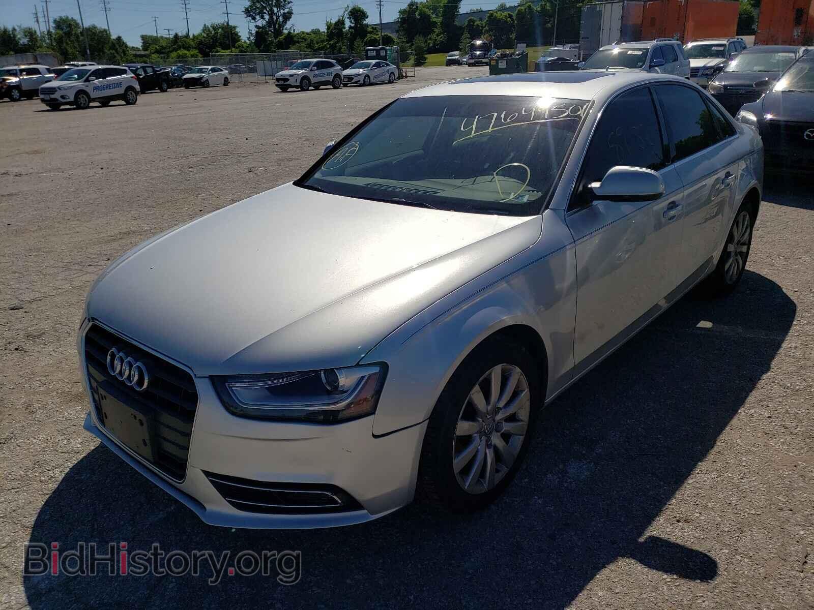 2013 AUDI A4 - VIN: WAUAFAFL4DA196886 - Фото 2