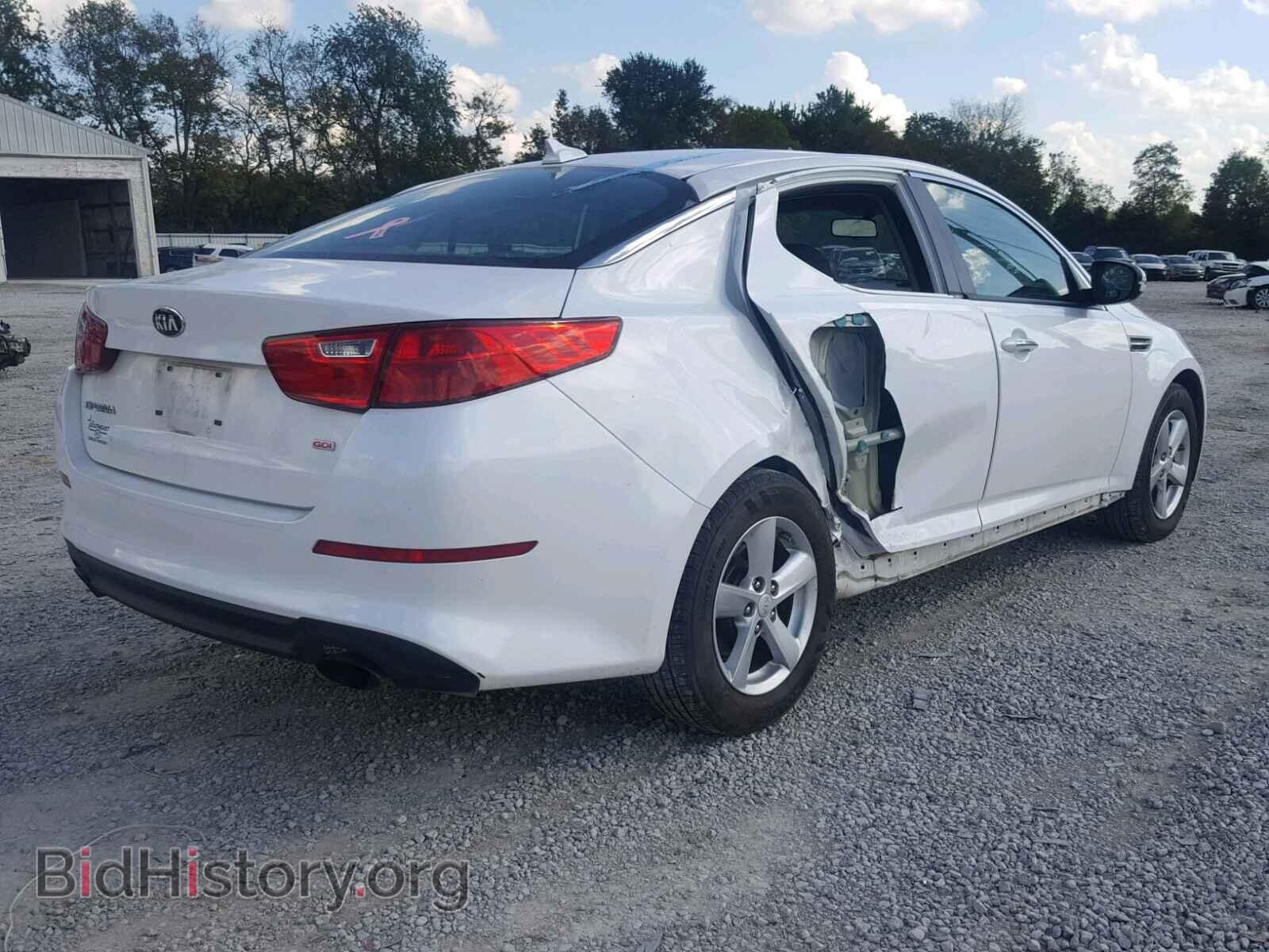 2015 KIA OPTIMA - VIN: KNAGM4A73F5563509 - Фото 4