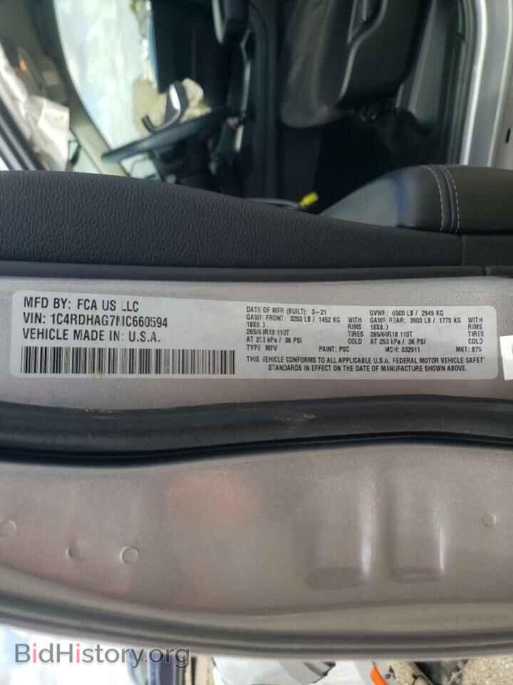 2021 DODGE DURANGO - VIN: 1C4RDHAG7MC660594 - Photo 10