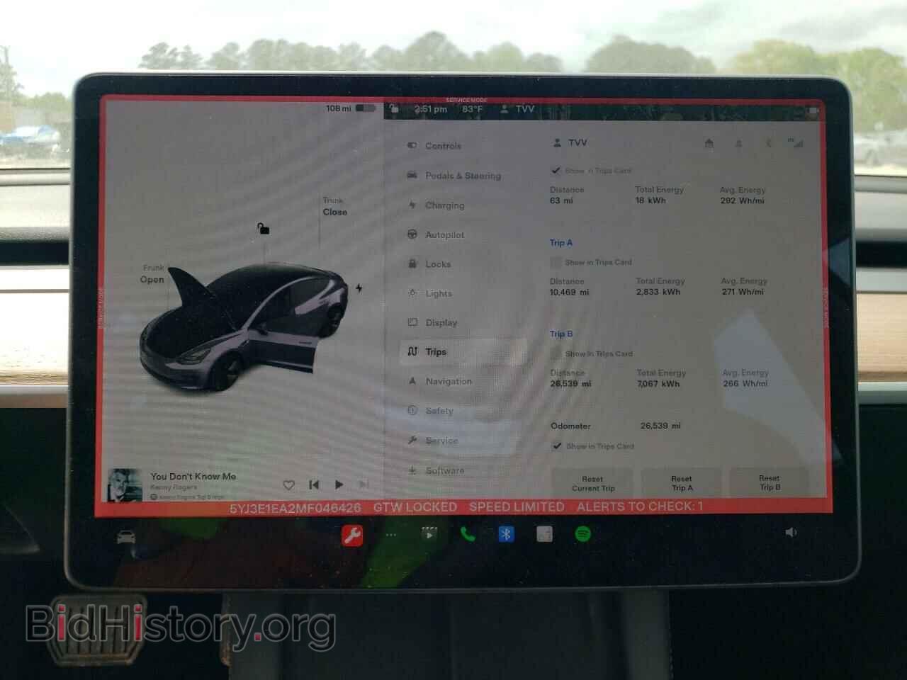 2021 TESLA MODEL 3 - VIN: 5YJ3E1EA2MF046426 - Photo 9