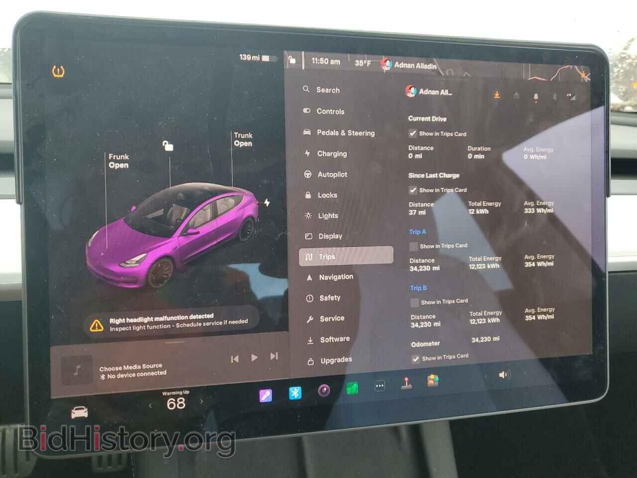 2021 TESLA MODEL 3 - VIN: 5YJ3E1EC0MF044630 - Photo 9
