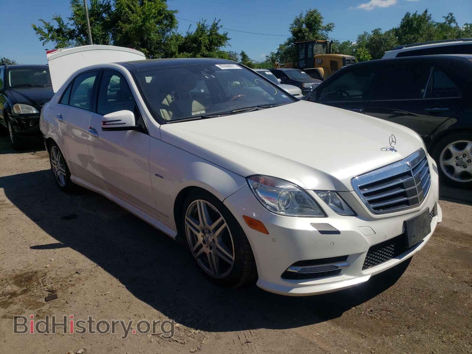 Photo WDDHF9BB5CA595680 - MERCEDES-BENZ E-CLASS 2012