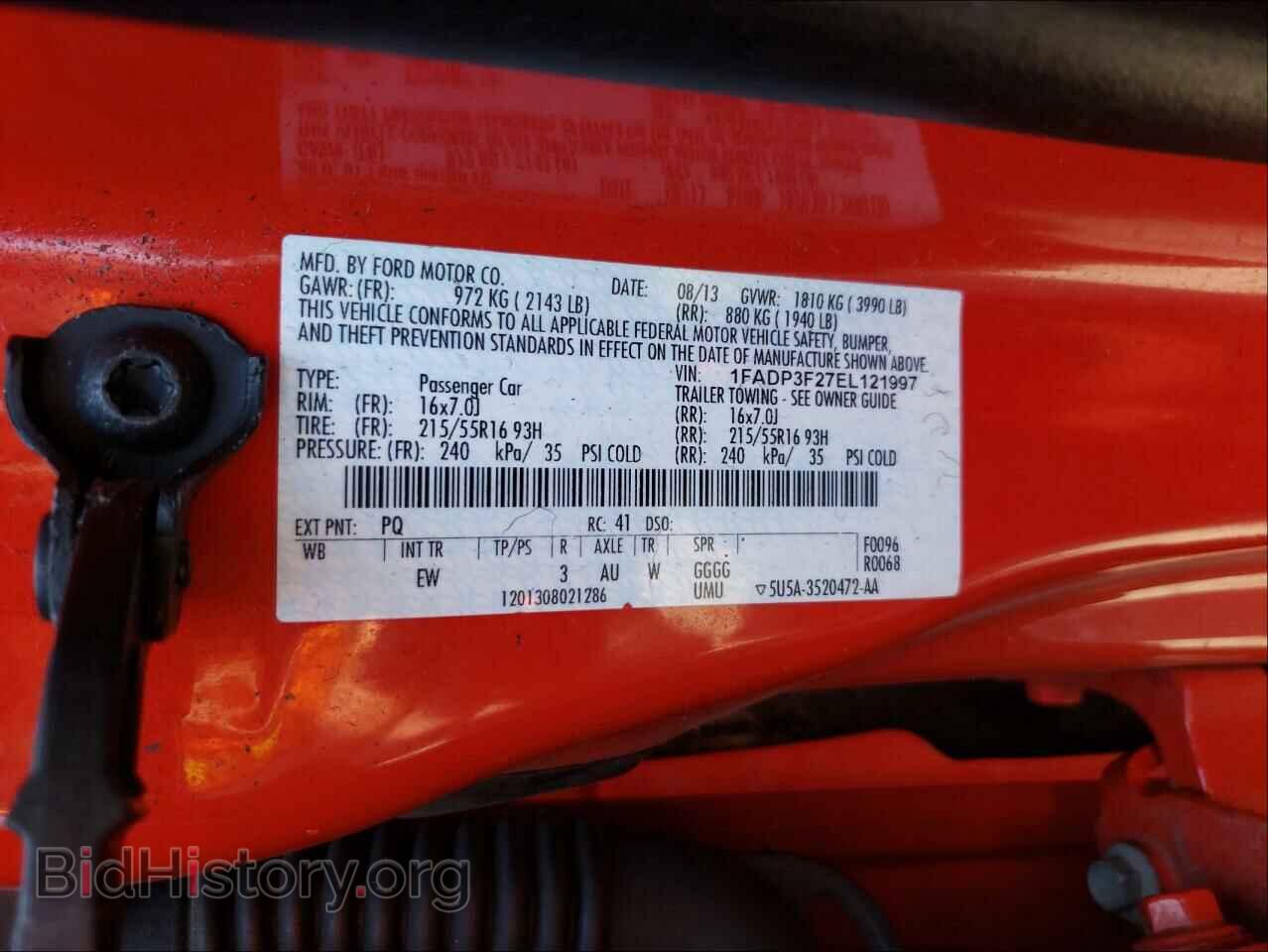 2014 FORD FOCUS - VIN: 1FADP3F27EL121997 - Photo 10