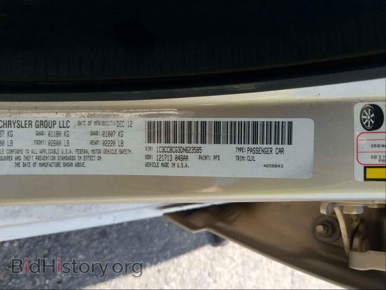 2013 CHRYSLER 200 - VIN: 1C3CCBCG3DN623585 - Photo 10