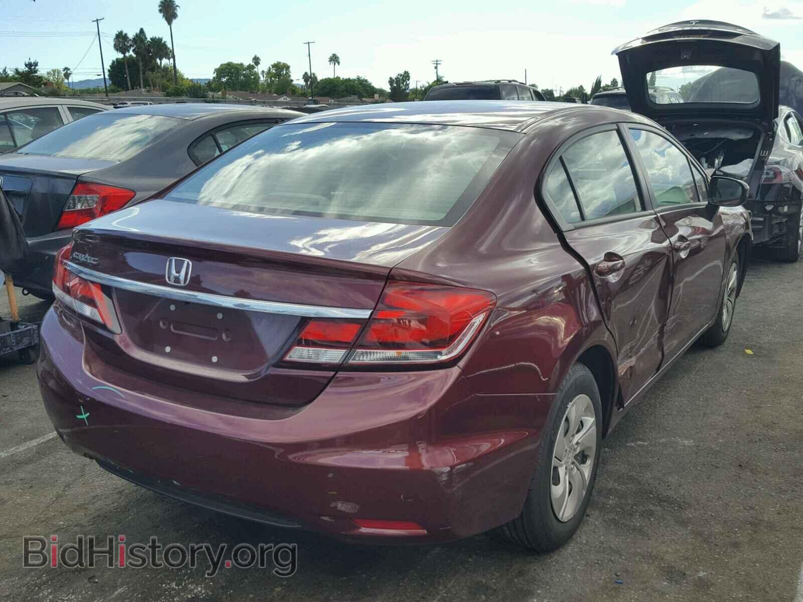2014 HONDA CIVIC LX - VIN: 19XFB2F56EE080065 - Фото 4