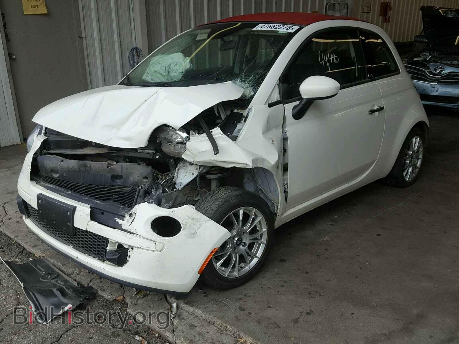 2013 FIAT 500 - VIN: 3C3CFFDR7DT686364 - Фото 2