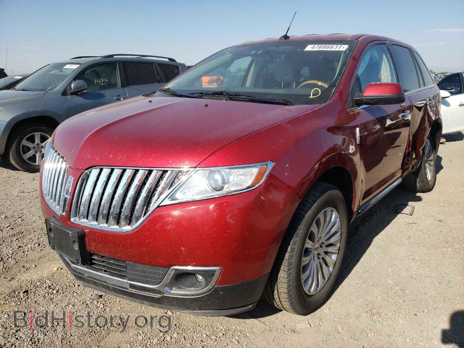2013 LINCOLN MKX - VIN: 2LMDJ8JK0DBL47023 - Фото 2
