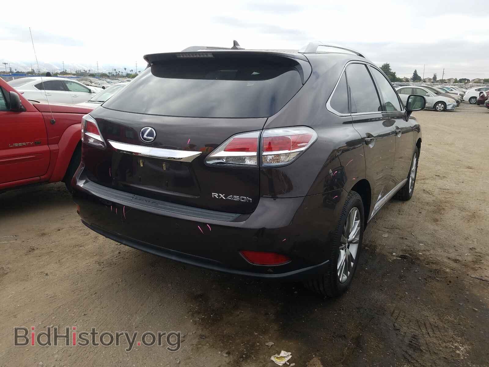 2013 LEXUS RX450 - VIN: JTJBC1BA0D2052957 - Фото 4
