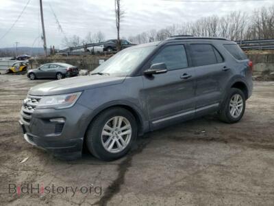 2018 Ford EXPLORER XLT, серый — VIN 1FM5K8D84JGB02730, Copart