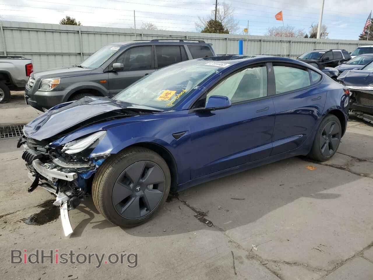 Photo 5YJ3E1EB8NF240761 - TESLA MODEL 3 2022
