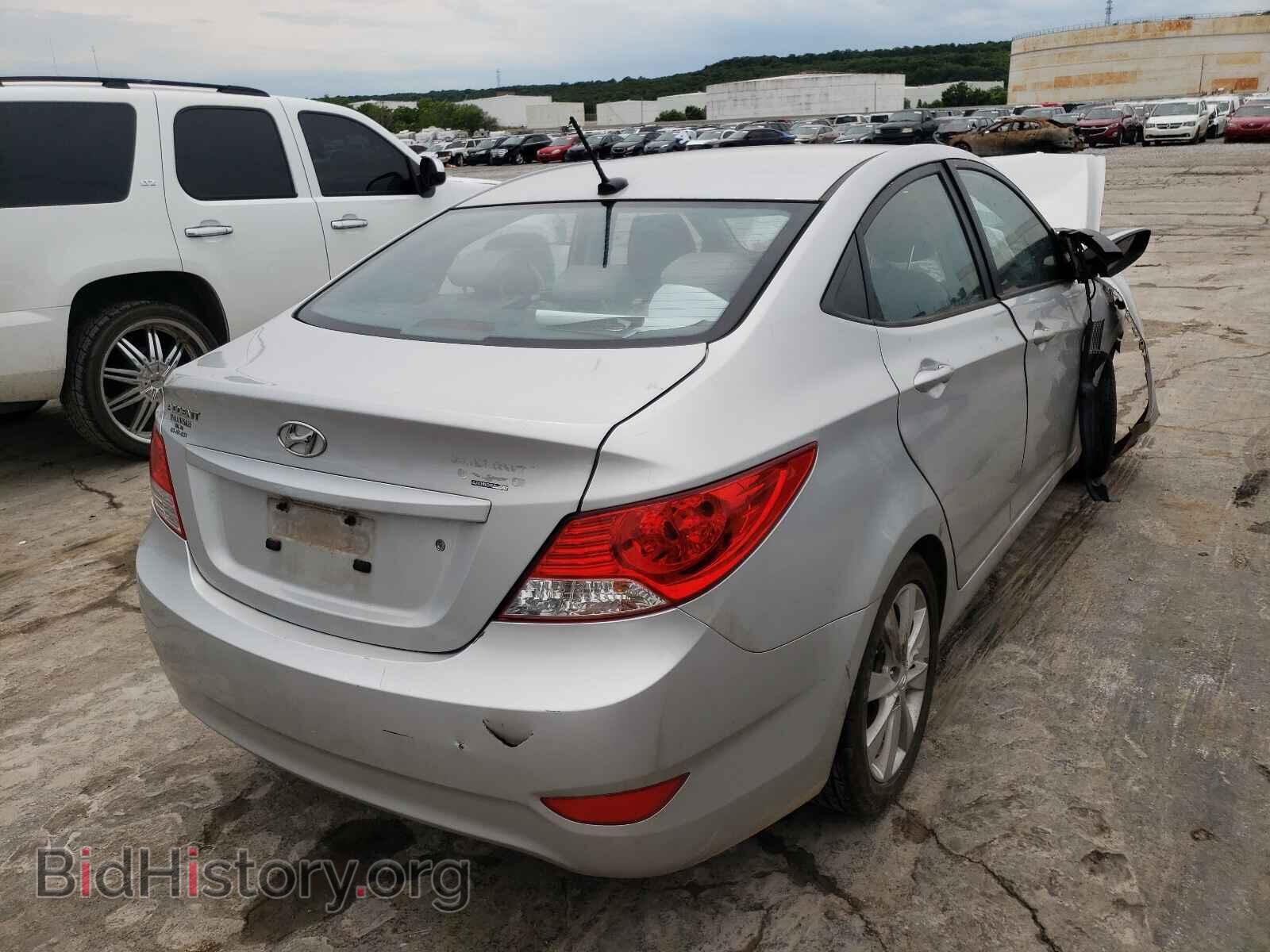 2013 HYUNDAI ACCENT - VIN: KMHCU4AE0DU490209 - Фото 4