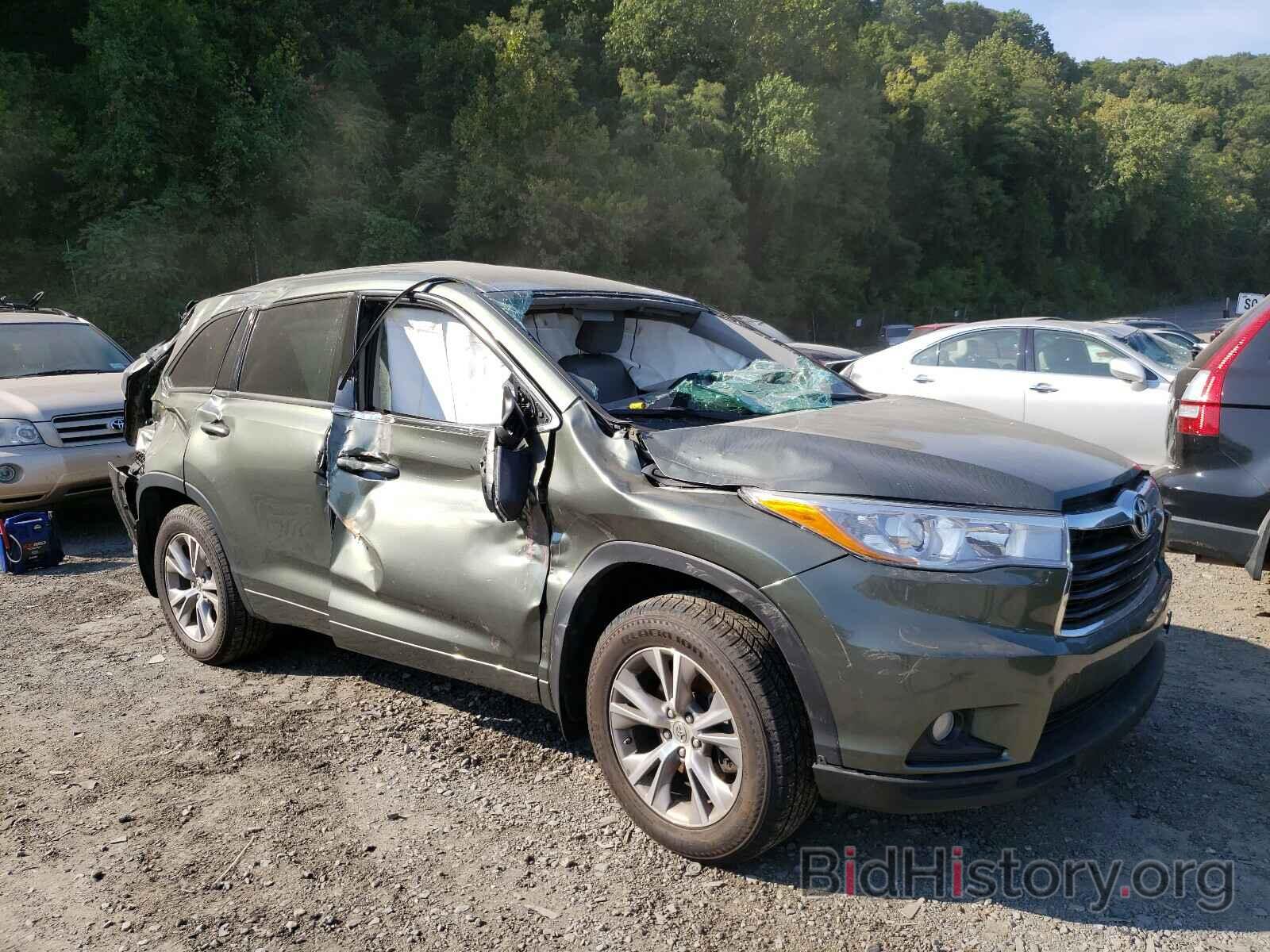 Photo 5TDBKRFH8FS220514 - TOYOTA HIGHLANDER 2015