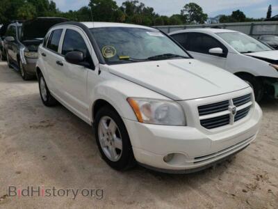 2008 Dodge CALIBER Caliber SX, белый — VIN 1B3HB48B38D696580, Copart