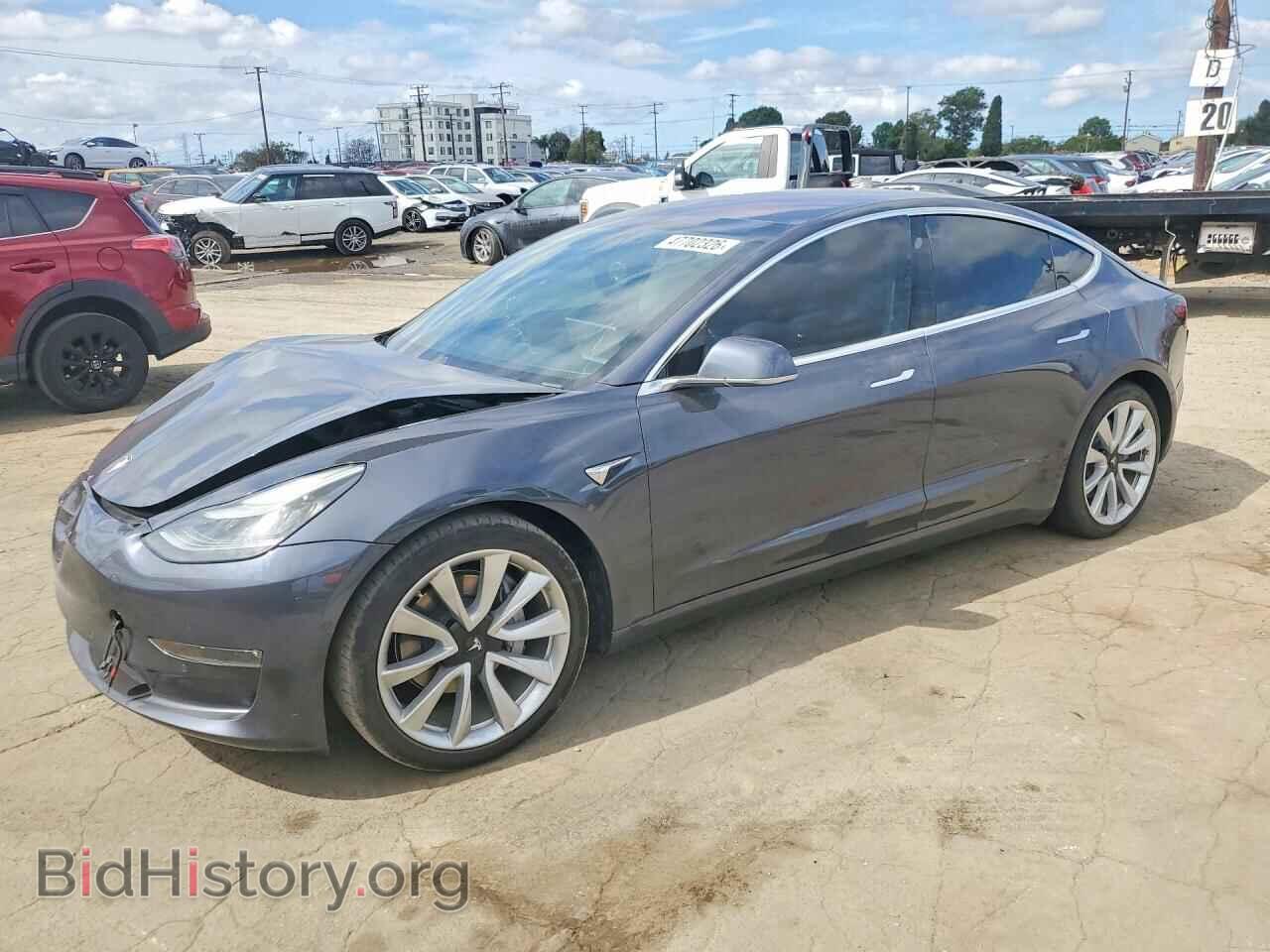 Photo 5YJ3E1EB7JF185262 - TESLA MODEL 3 2018