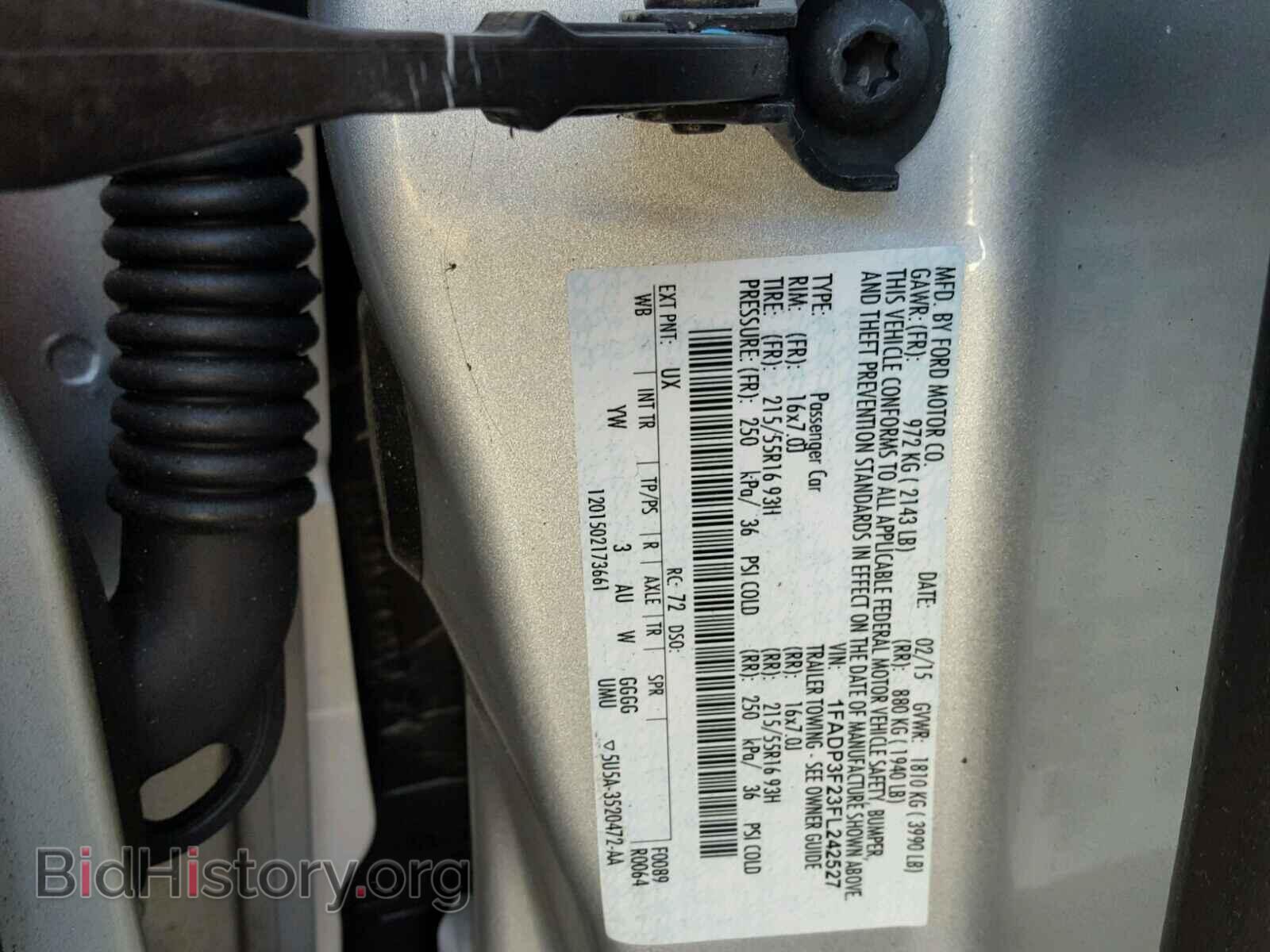2015 FORD FOCUS - VIN: 1FADP3F23FL242527 - Photo 10