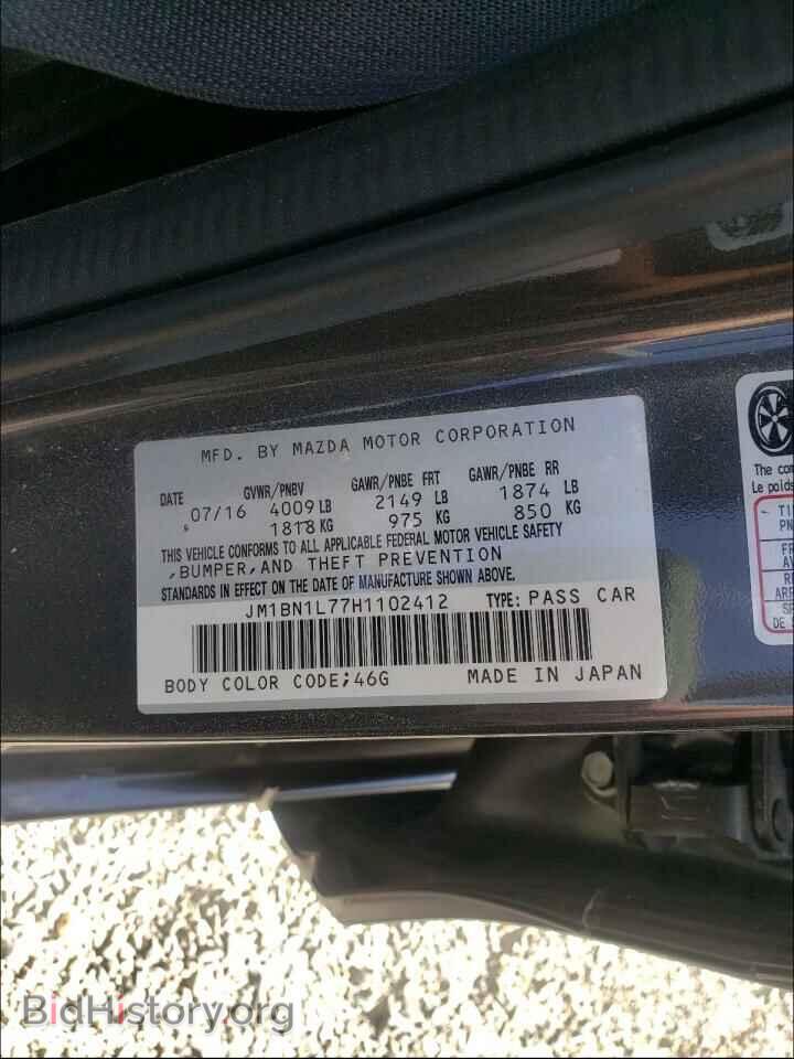 2017 MAZDA 3 - VIN: JM1BN1L77H1102412 - Фото 10