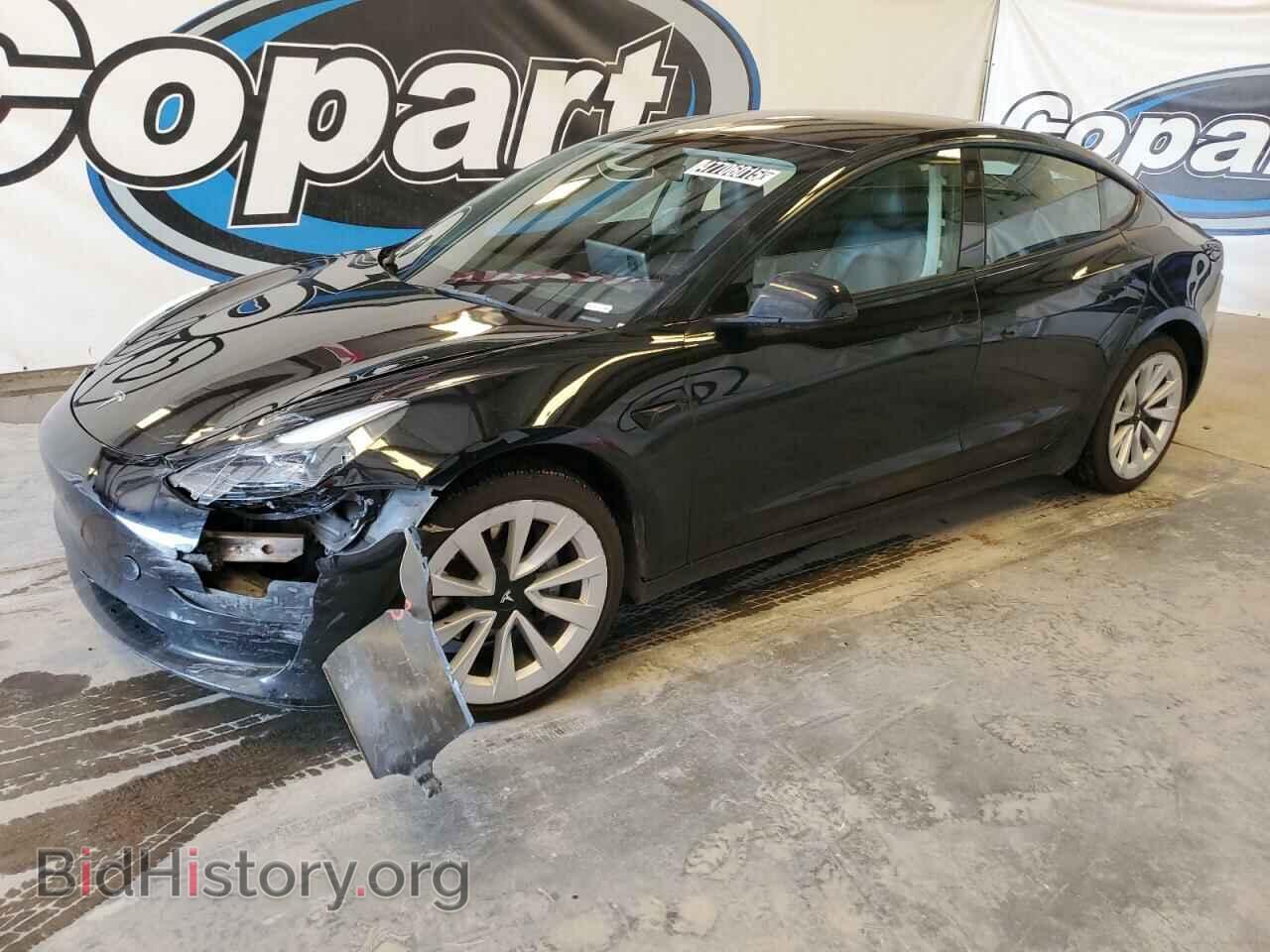 Photo 5YJ3E1EB2NF290572 - TESLA MODEL 3 2022