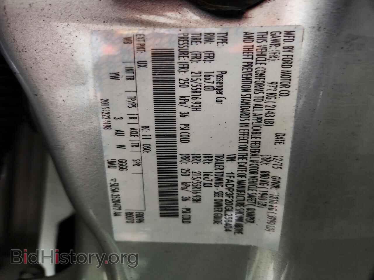 2016 FORD FOCUS - VIN: 1FADP3F20GL256404 - Photo 12
