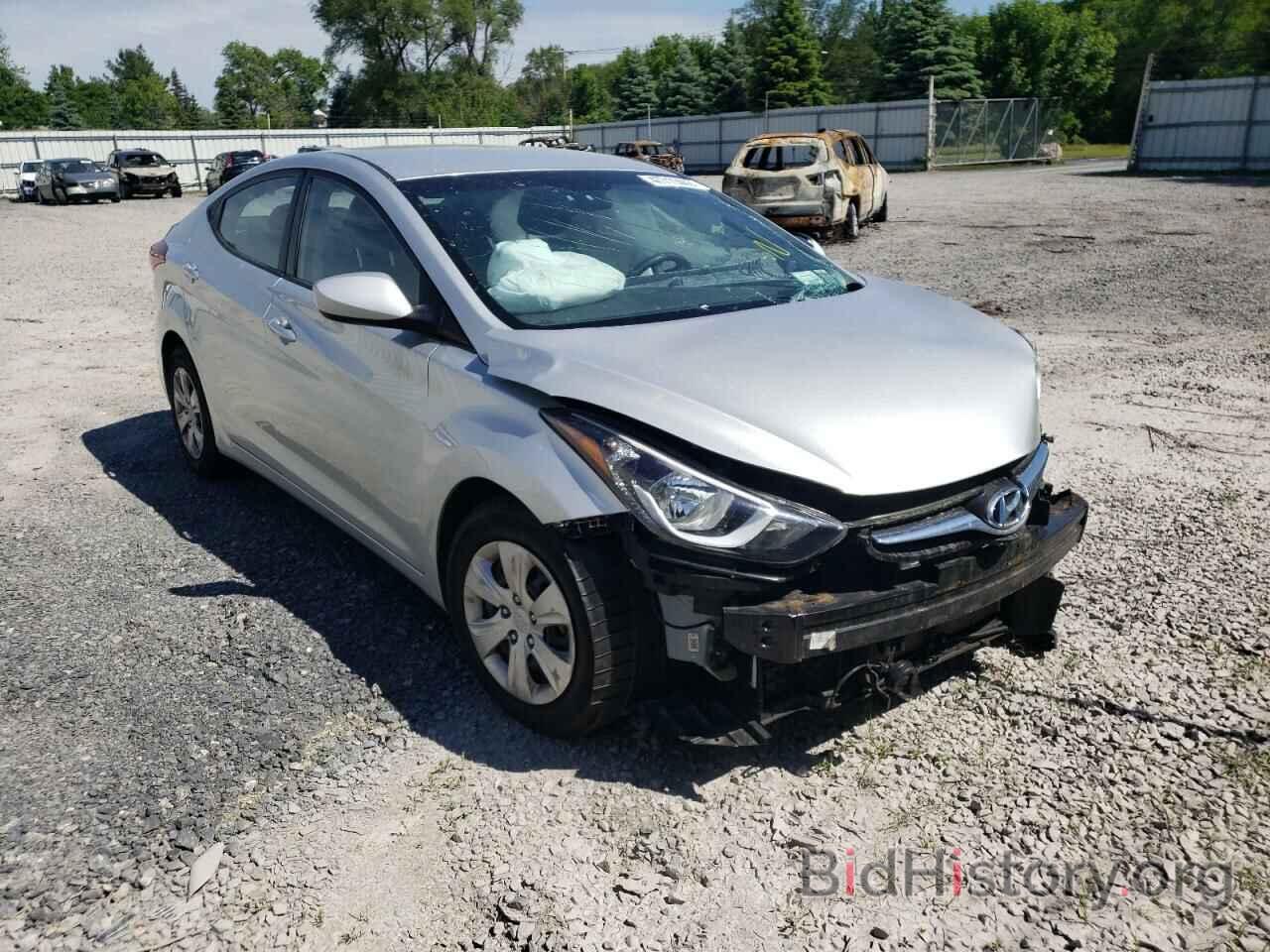 Photo 5NPDH4AE8GH761075 - HYUNDAI ELANTRA 2016