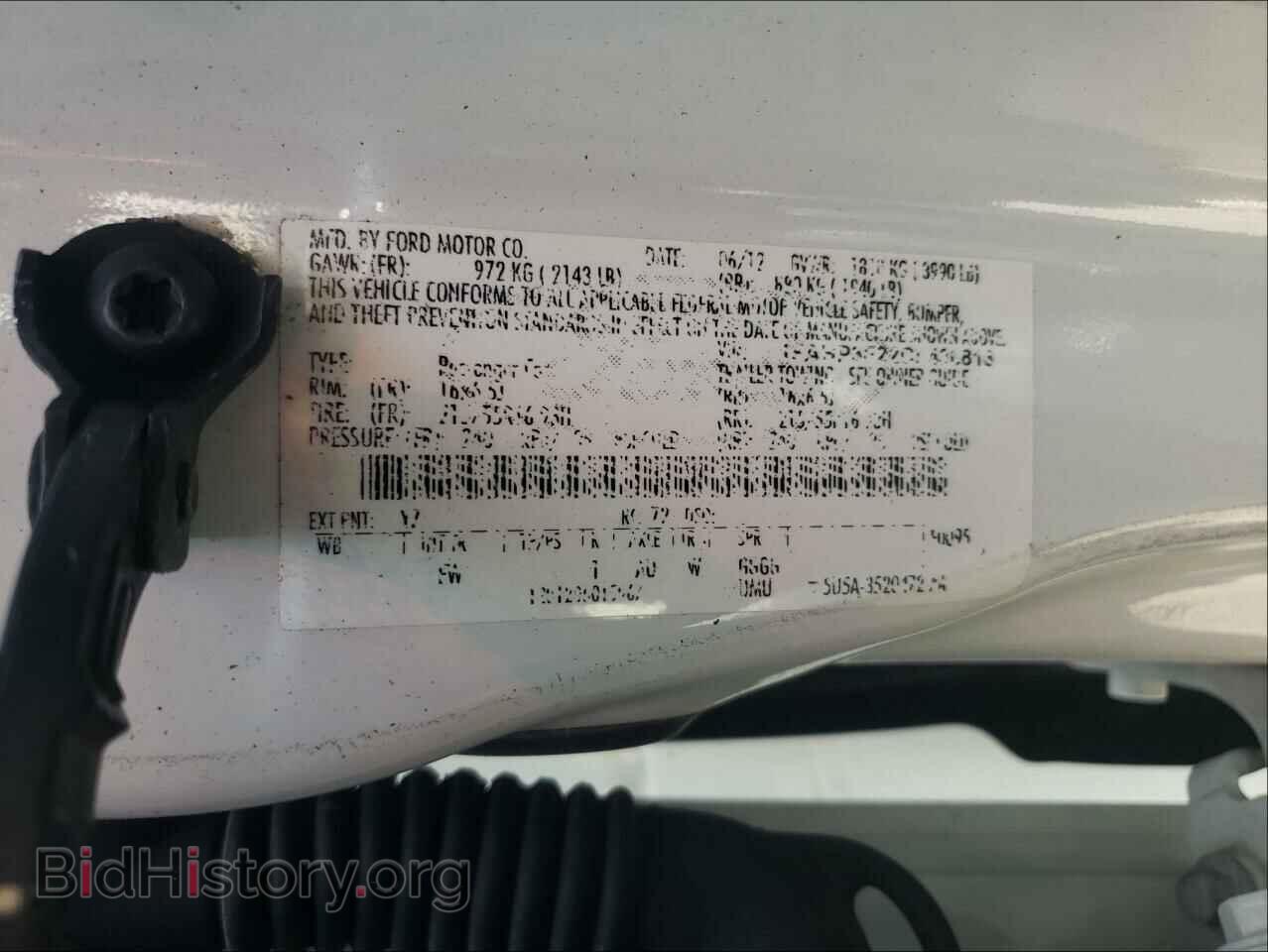 2012 FORD FOCUS - VIN: 1FAHP3F22CL436818 - Фото 10